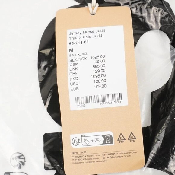 Gudrun Sjoden Judit Jersey Midi Dress in organic cotton/modal in Forest Green - Picture 6 of 9